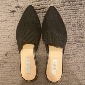 Brand new never worn black mules